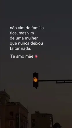 Te amo mãe 