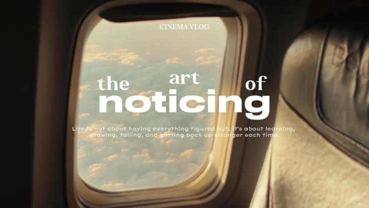 the art of noticing 