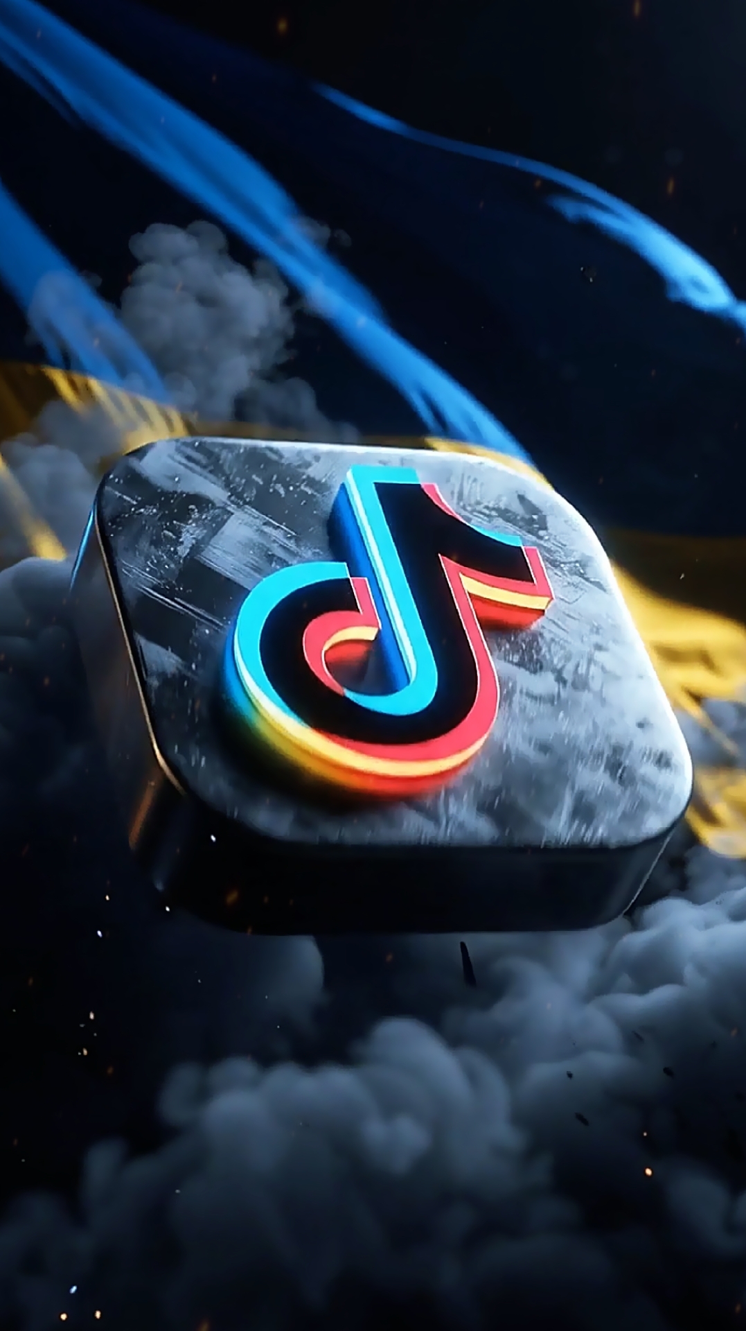 Logotipo tiktok 3d