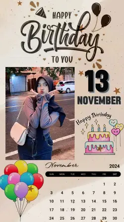 13 November Brithday
