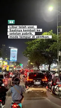Libur telah usai