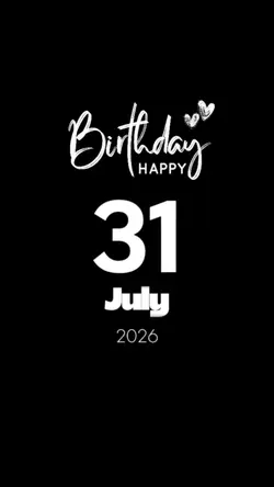 birthday 31 july