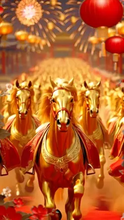 ตรุษจีนกับม้าสีทอง