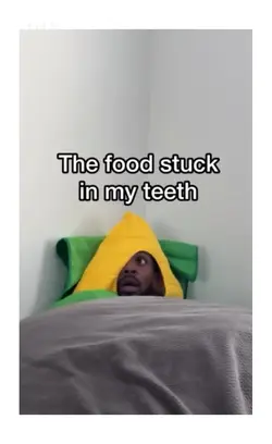 my food stuck