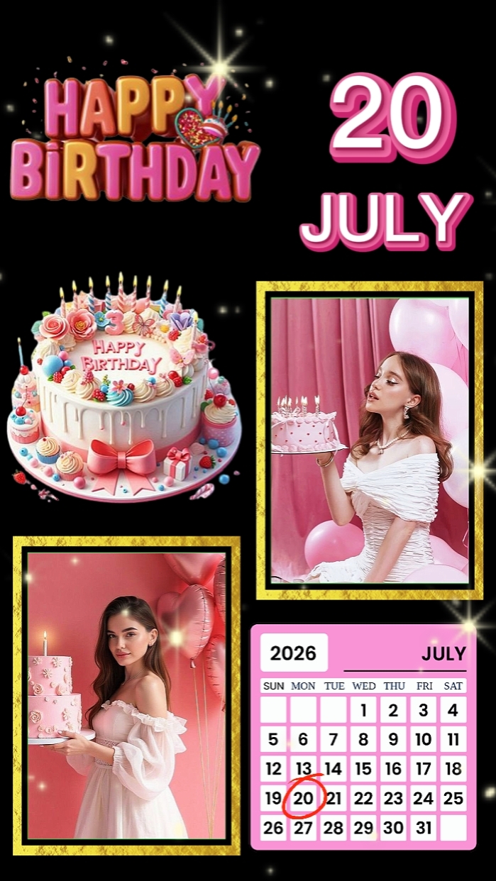 SELAMAT ULANG TAHUN 20 JULI