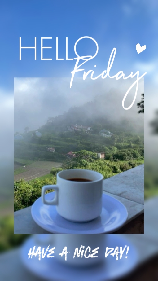 Bonjour vendredi!