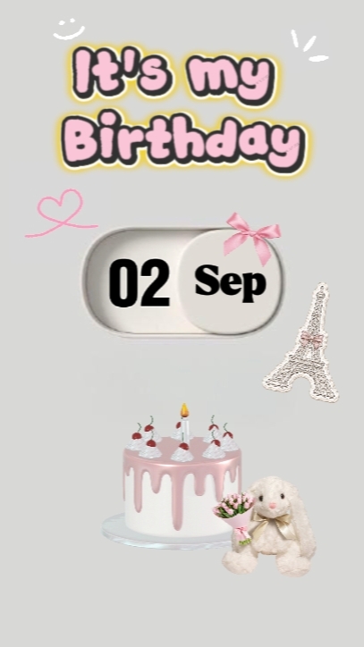 Mon anniversaire 02 sept