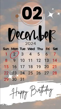 brithday 02 dec 2024