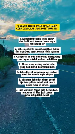 Jahe dan timun