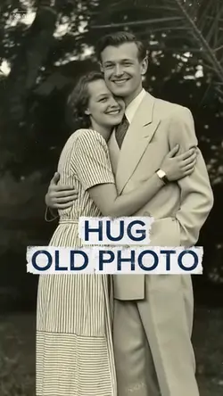 HUG OLD PHOTO