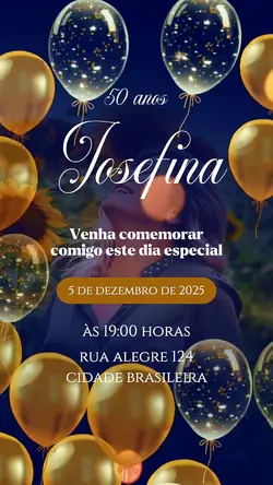 CONVITE ANIVERSÁRIO 