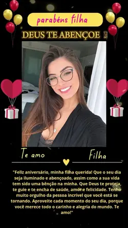parabéns filha 