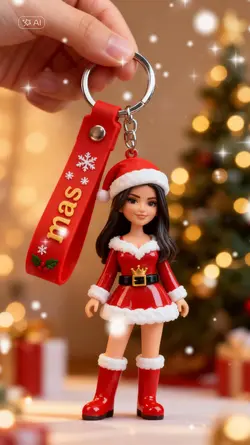 Porte clé noël 