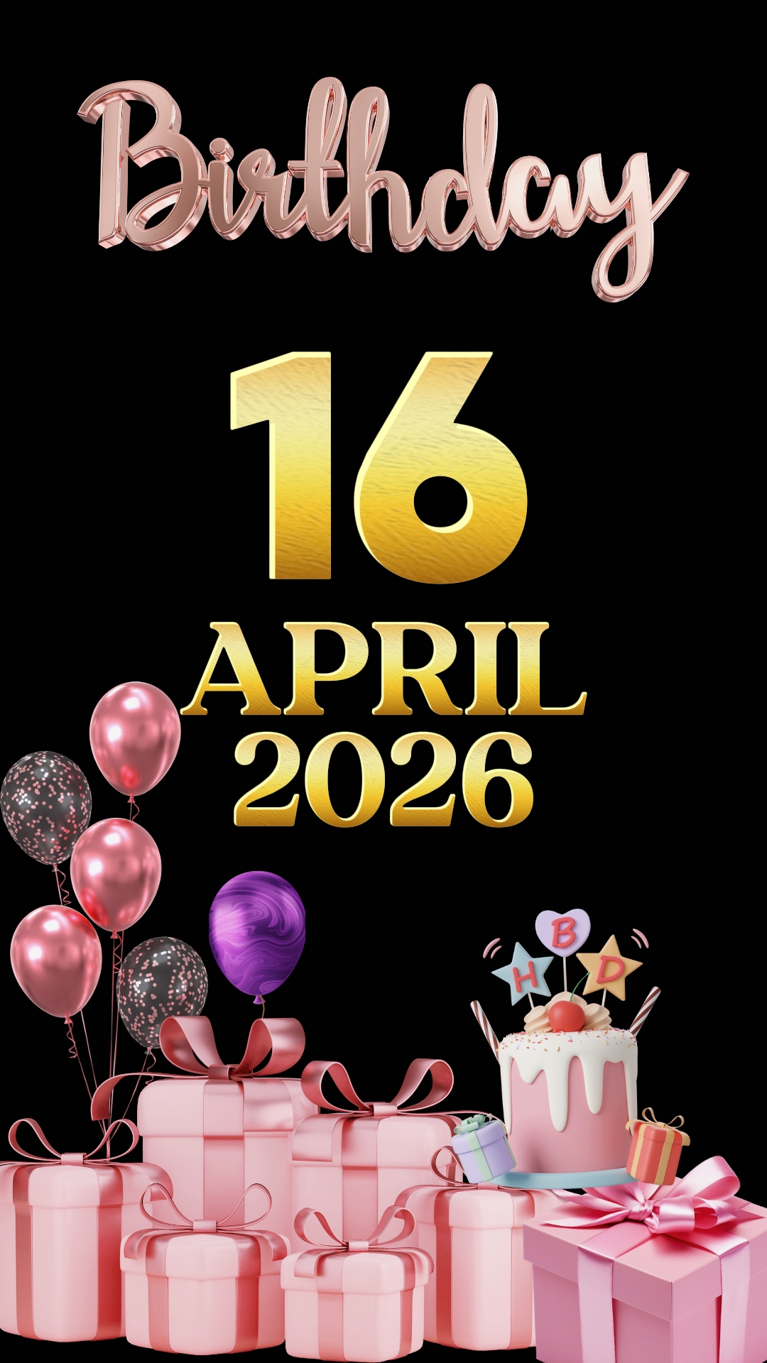 Selamat ulang tahun 16 April 2026