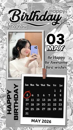 3 MAY HBD 2026