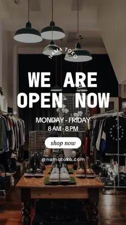 story : we are open