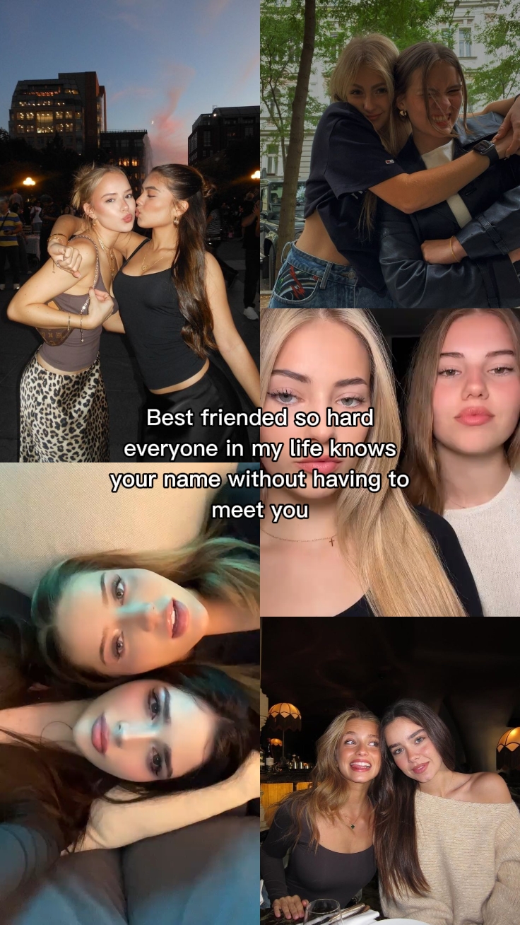 collage de meilleur ami