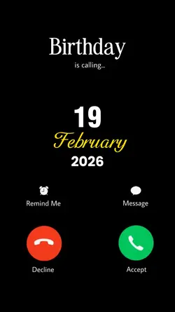 19 February Birthday