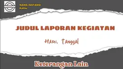 LAPORAN KEGIATAN 