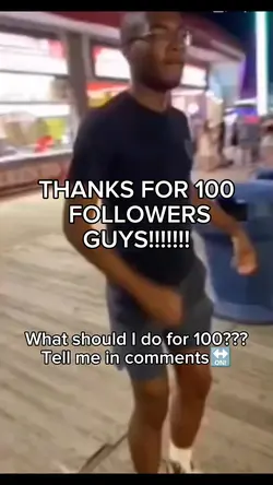 WE HIT 100 FOLLOWERS