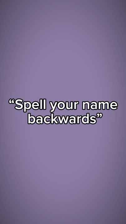 Spelurnamebackwards