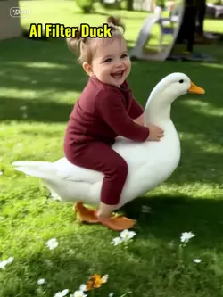 Baby duck run AI