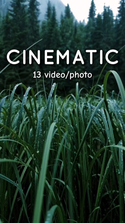 13 cinématiques vidéo 
