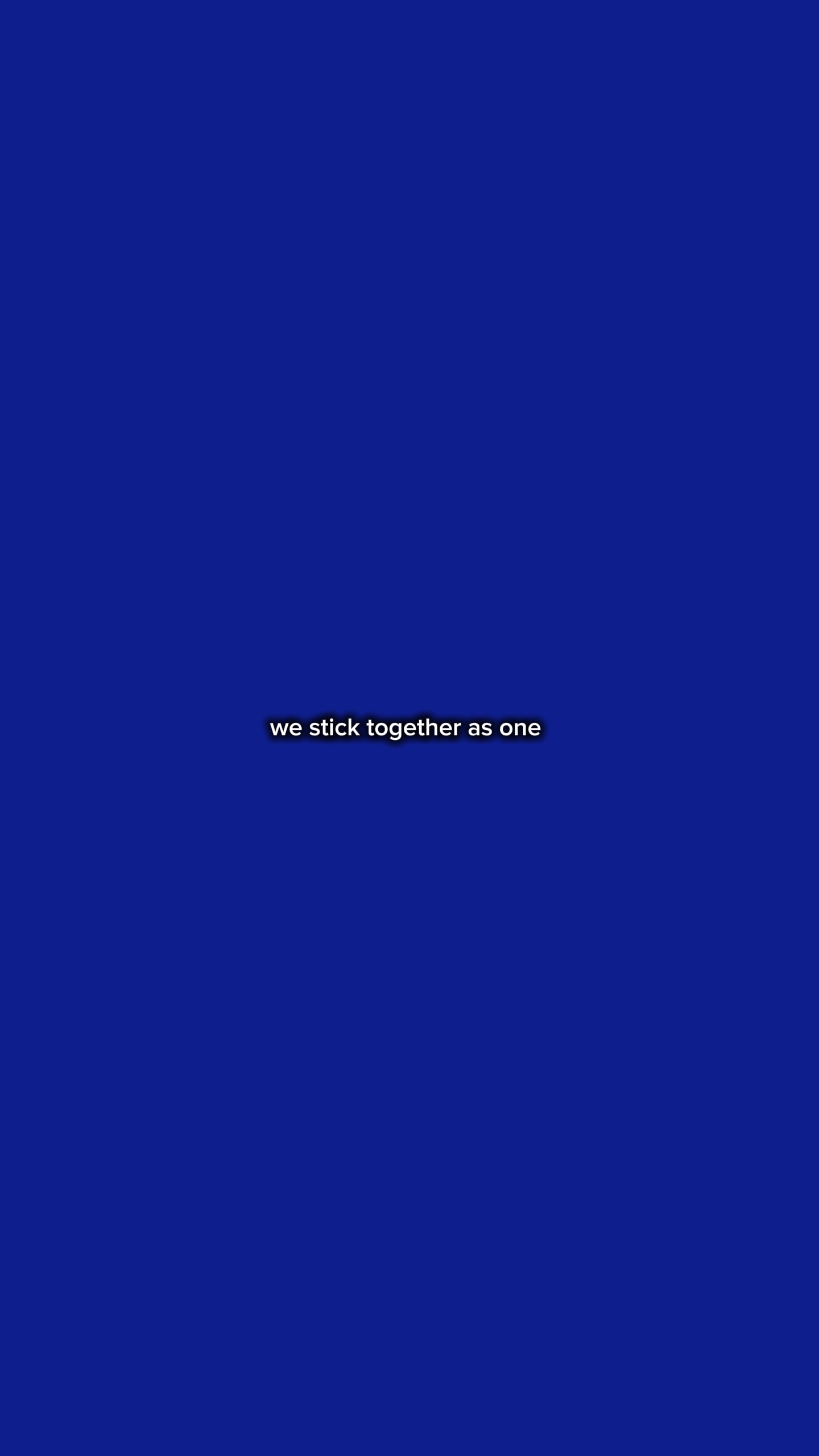 Nous restons ensemble comme