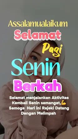 Pagi senin berkah