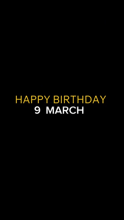 CUMPLEAÑOS 9 DE MARZO 
