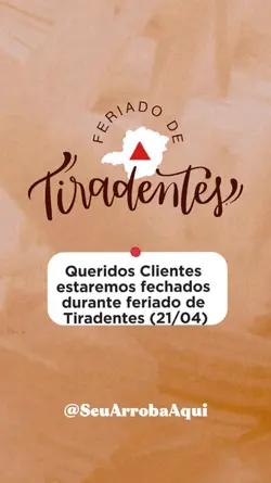 Feriado Tiradentes 