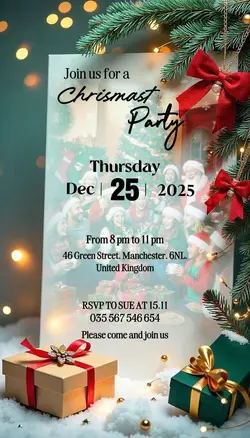 Chrismast invitation
