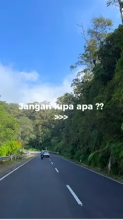 Jangan lupa apa?