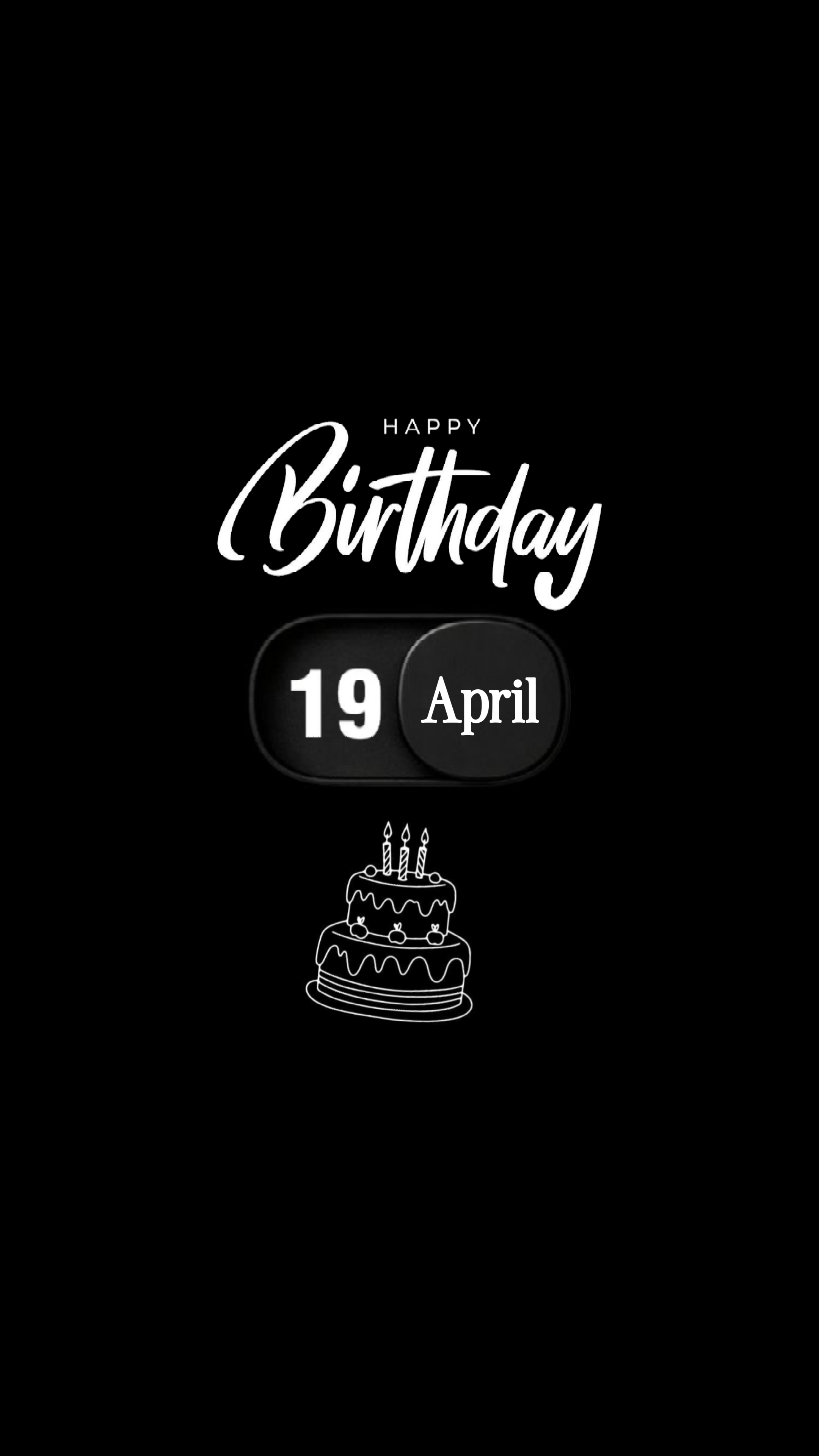 ANNIVERSAIRE LE 19 AVRIL