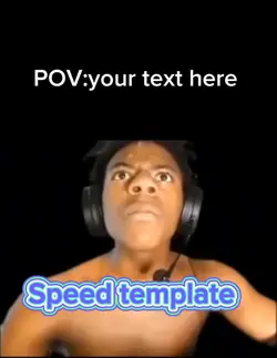 Speed template 