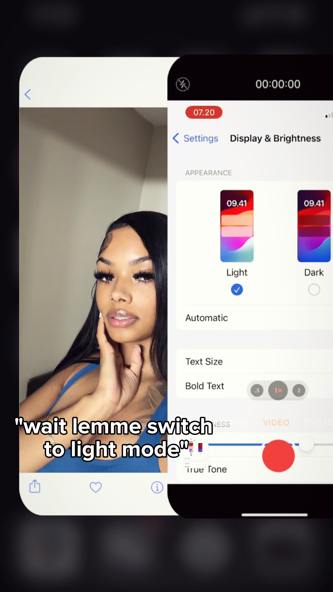 switch to light mode