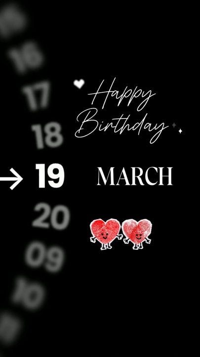 ANNIVERSAIRE LE 19 MARS