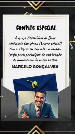 Aniversário pastor