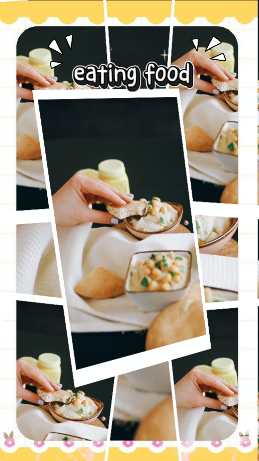 kumakain ng pagkain 