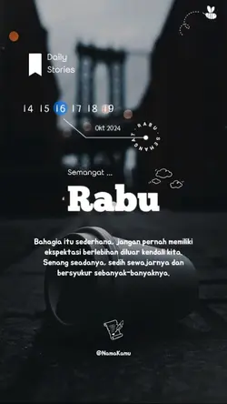 Rabu 16 Okt | 3