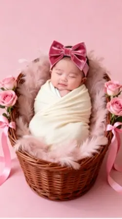 Baby fotoshoot AI