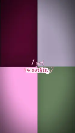 1 girl 4 outfits