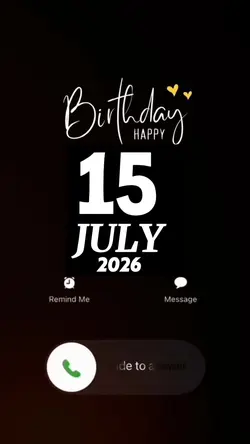 Hbd 15 July 2026