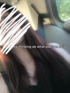 shes a bad friend.