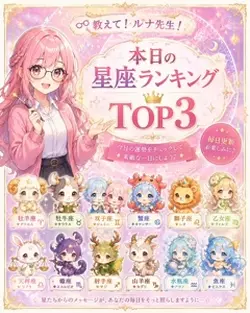 本日の星座ランキングTOP3