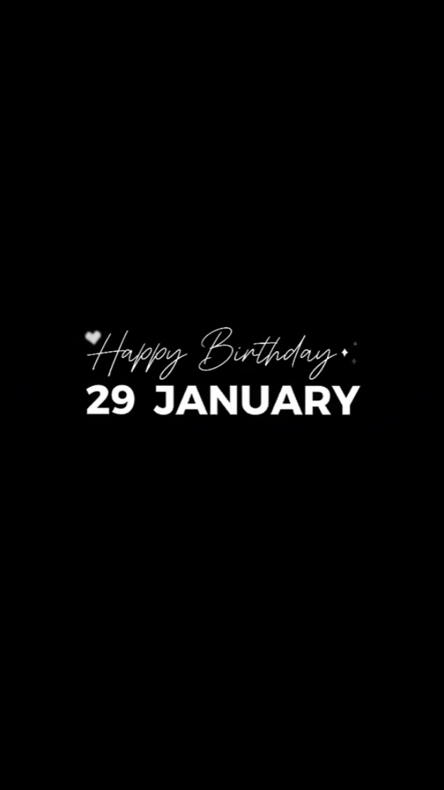 Geburtstag 29 jan