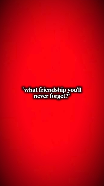 Was Freundschaft