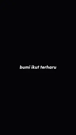 bumi ikut terharu