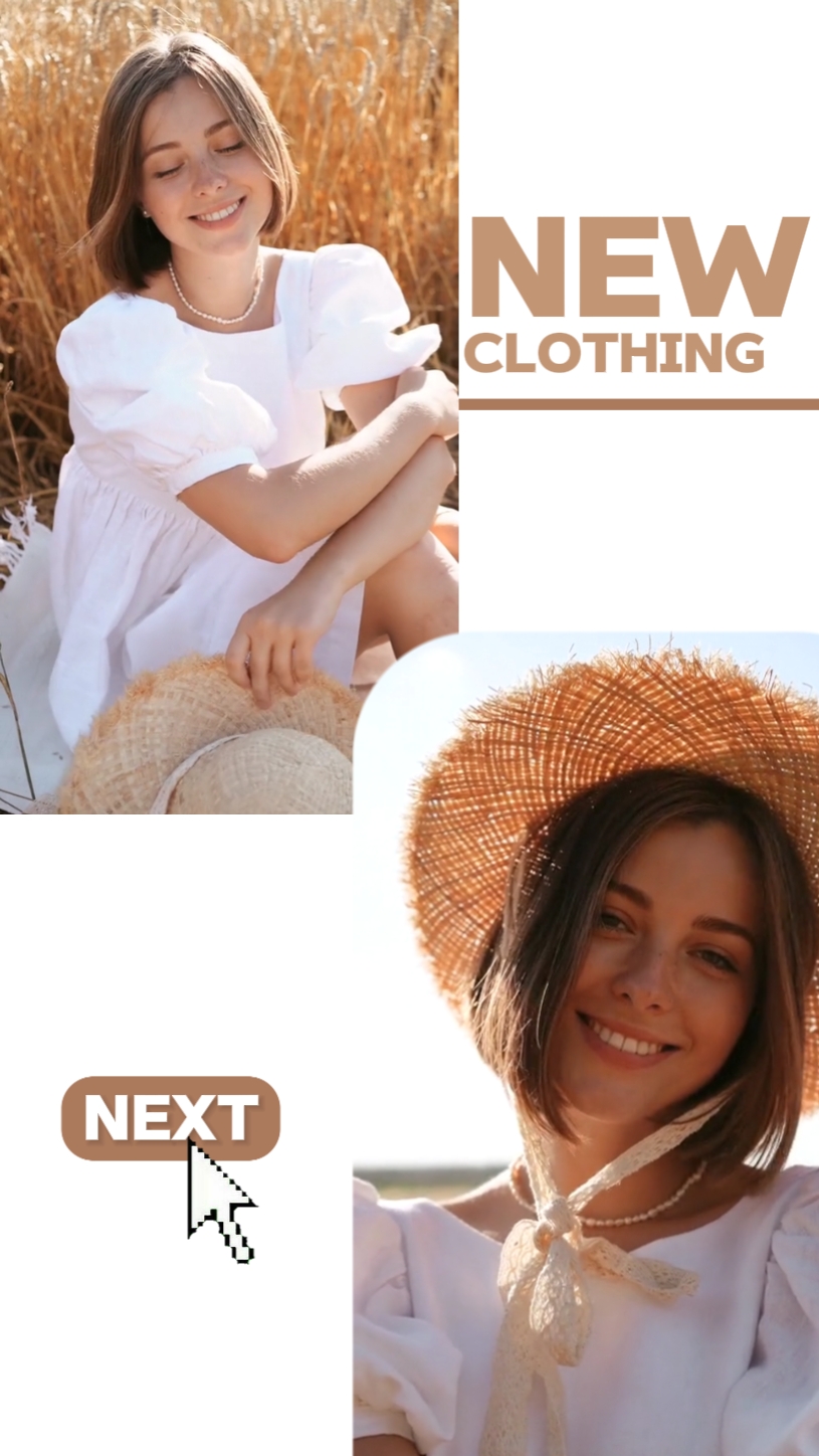 Exhibición De Productos De Ropa En Estilo TikTok 