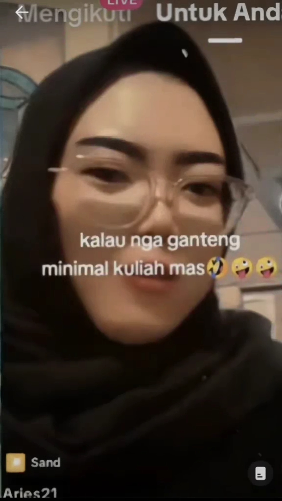 kalau gak ganteng 